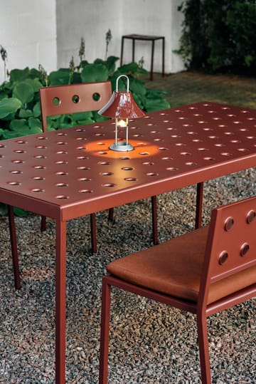 Mousqueton portabele tafellamp 30,5 cm - Iron red - HAY