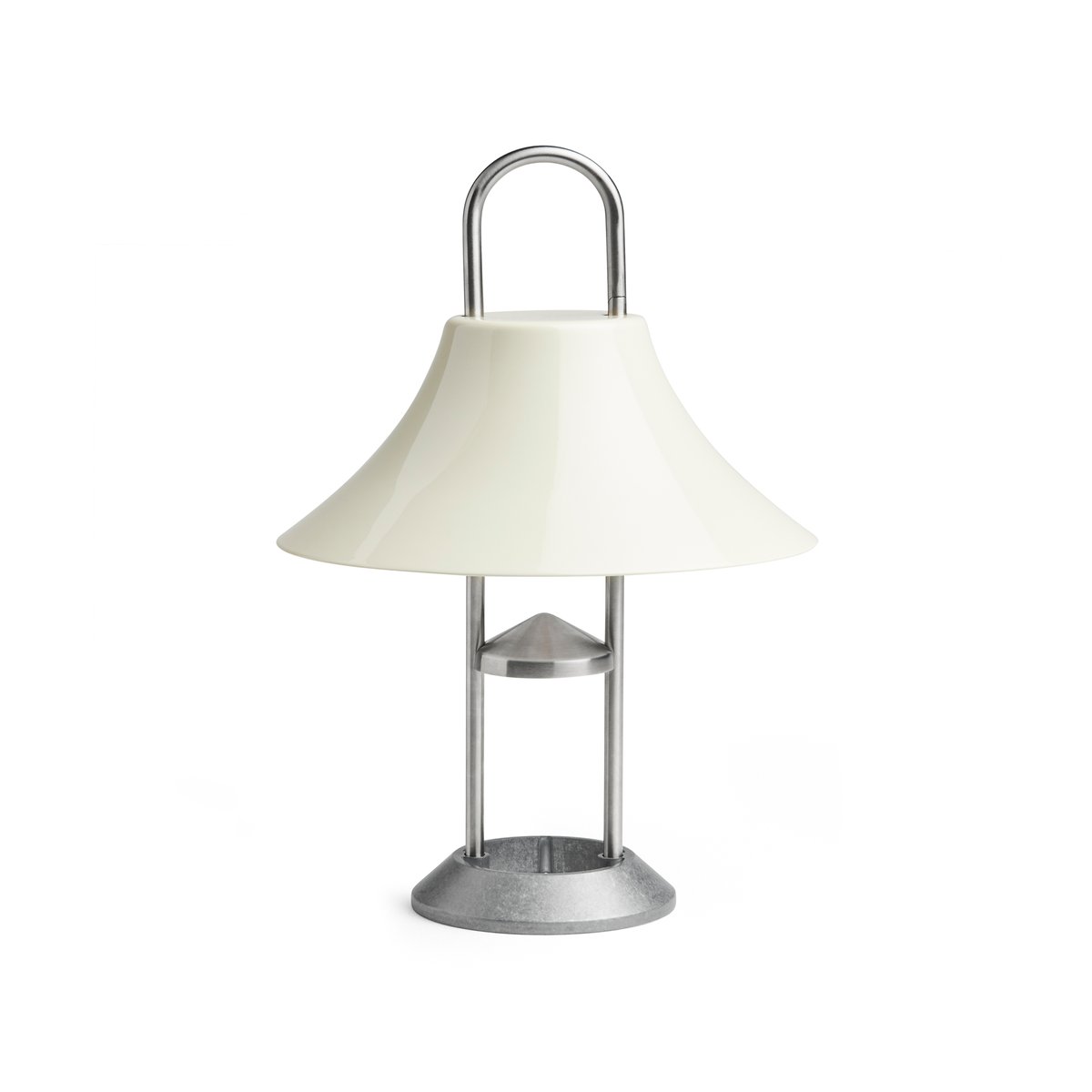 HAY Mousqueton portabele tafellamp Oyster white | Scandinavisch Interieur | Bureau- & tafellampen | Wit