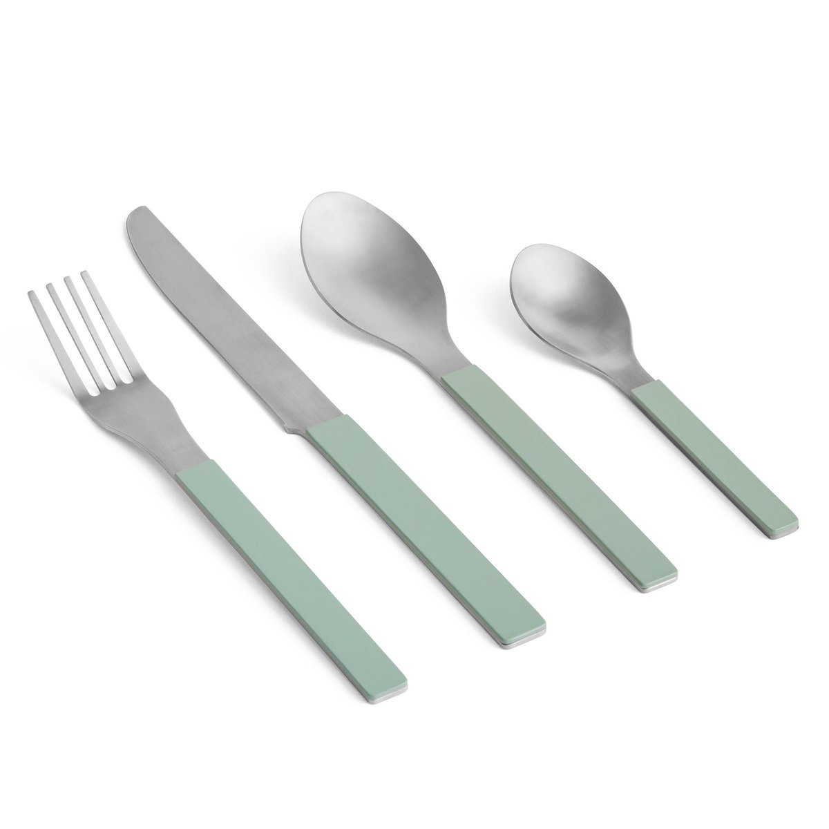 HAY MVS bestekset 4 delen Green | Scandinavisch Interieur | Besteksets | Groen