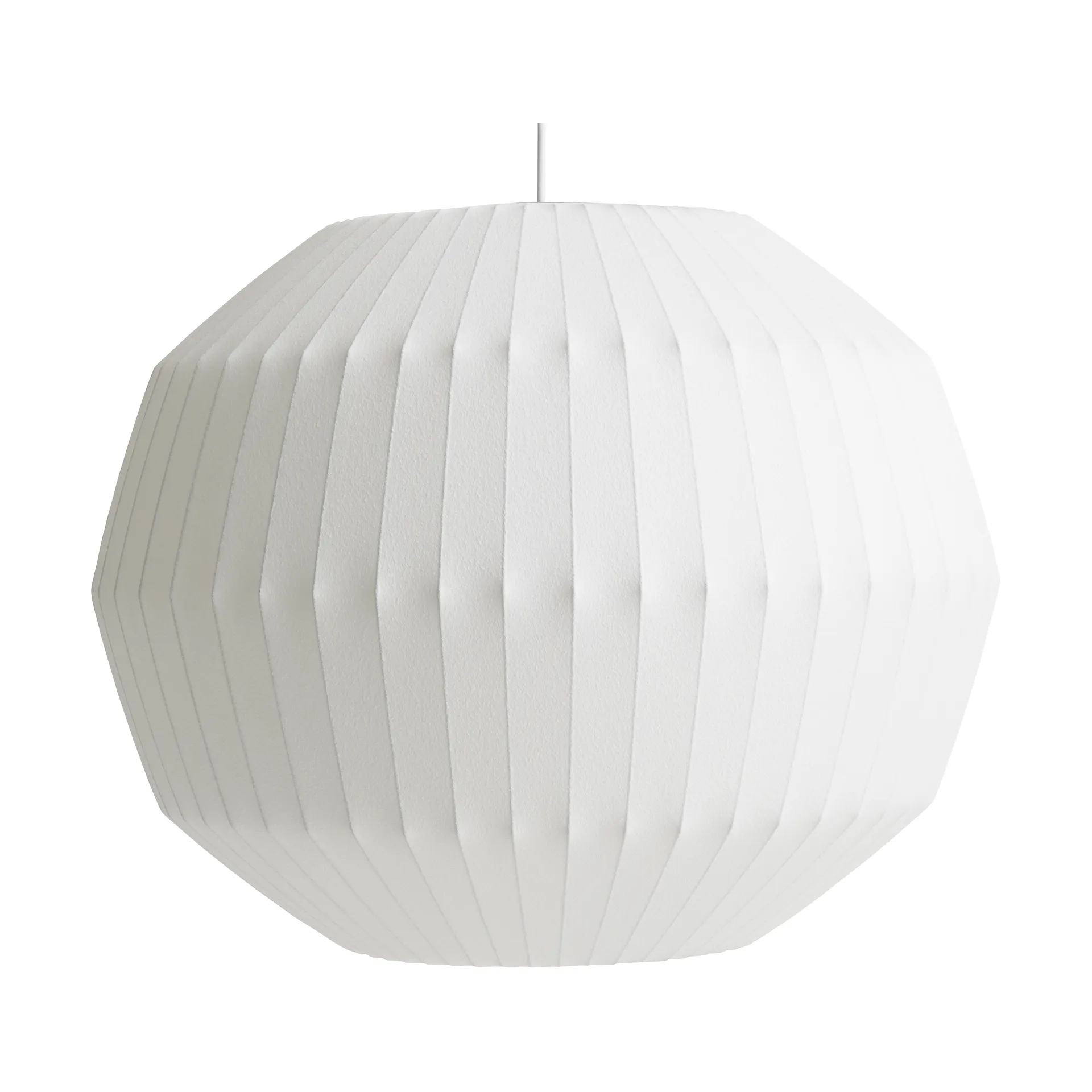 Nelson Bubble Angled Sphere hanglamp L, Off white HAY