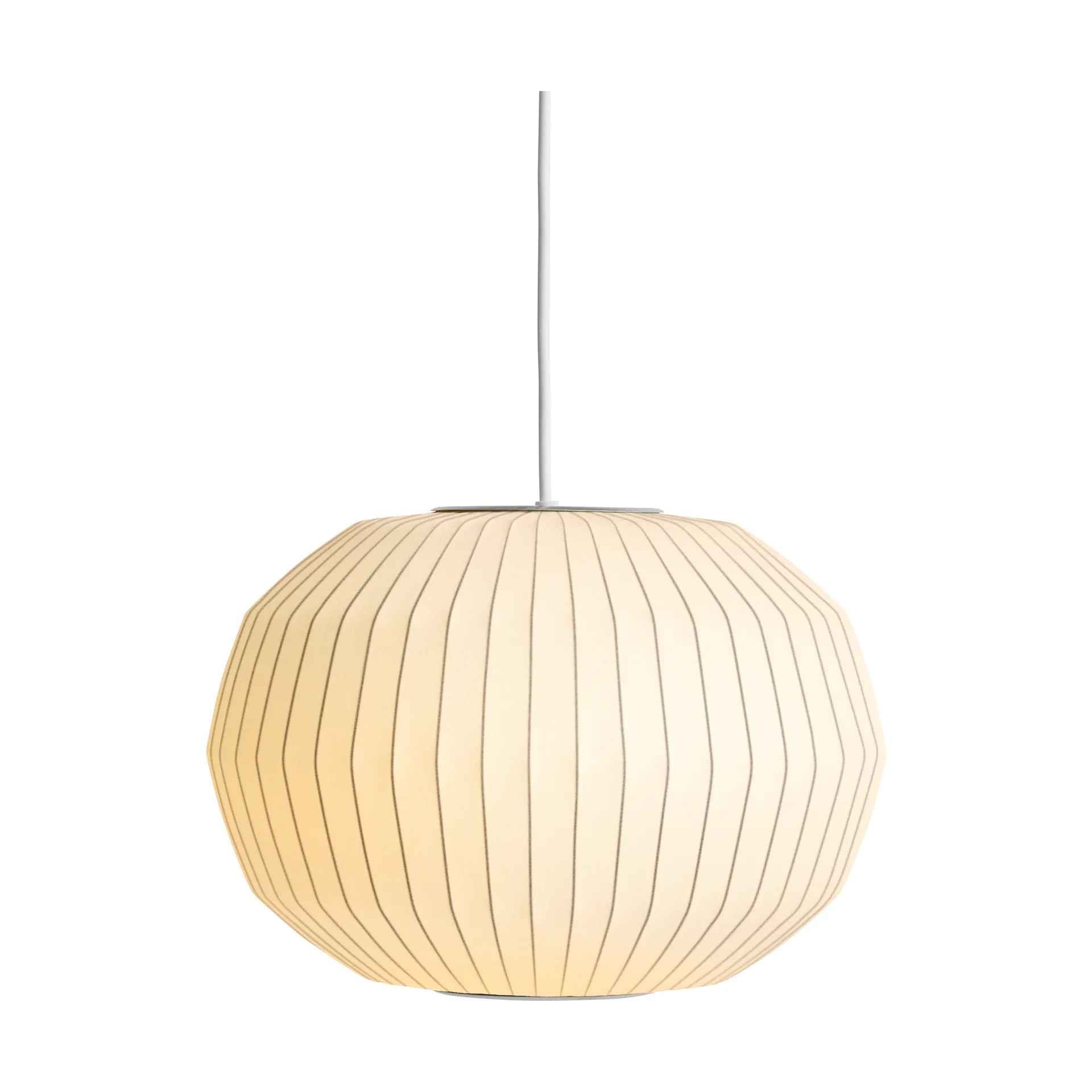 Nelson Bubble Angled Sphere hanglamp S, Off white HAY