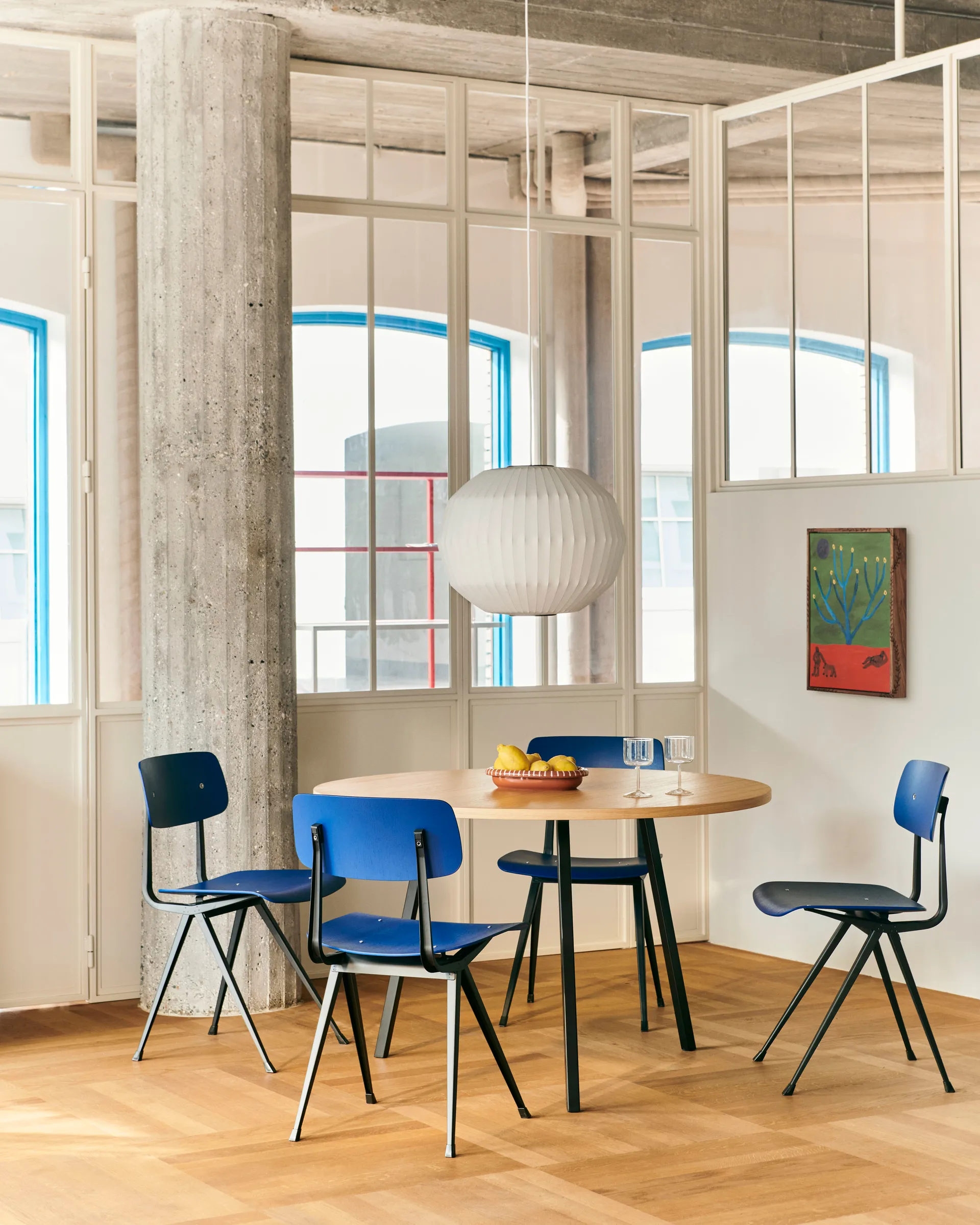 Nelson Bubble Angled Sphere hanglamp S, Off white HAY