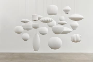 Nelson Bubble Angled Sphere hanglamp S - Off white - HAY