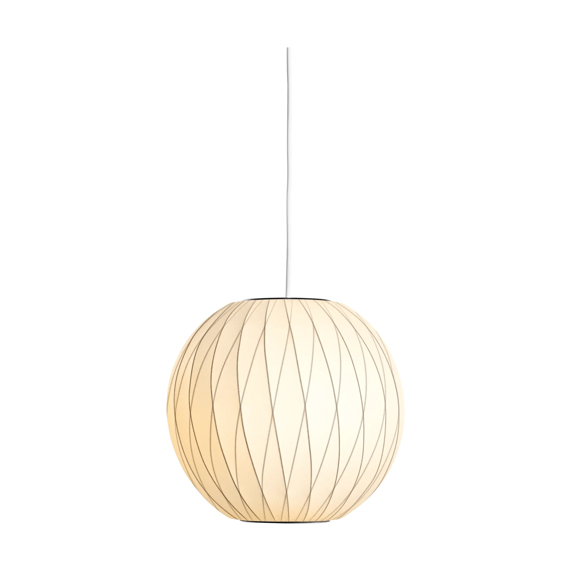 Nelson Bubble Ball crisscross hanglamp S, Off white HAY