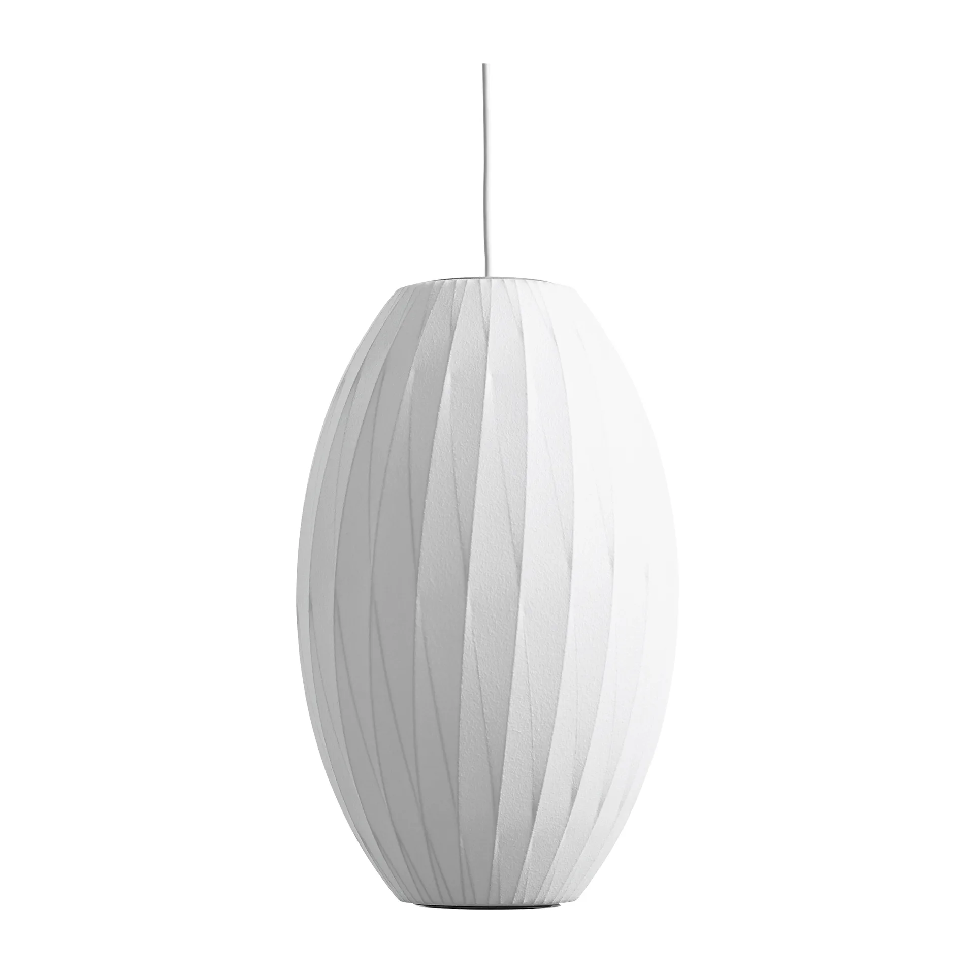 Nelson Bubble Cigar crisscross hanglamp M, Off white HAY