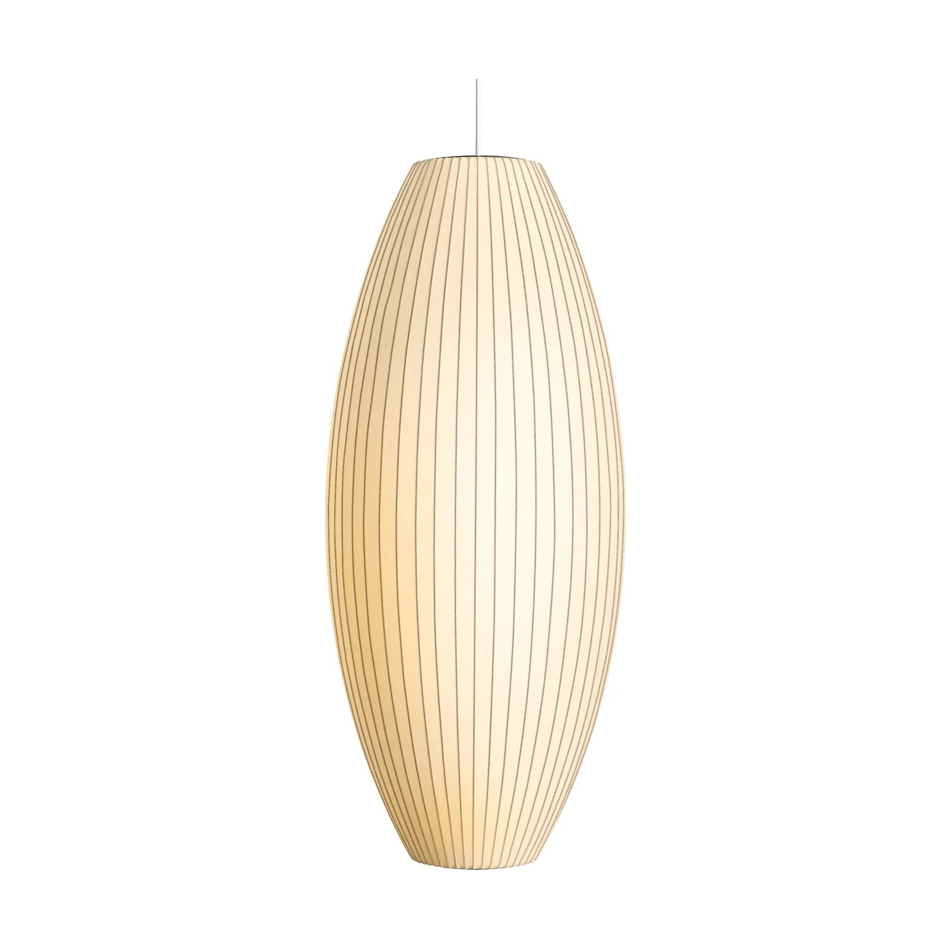 Nelson Bubble Cigar hanglamp L, Off white HAY