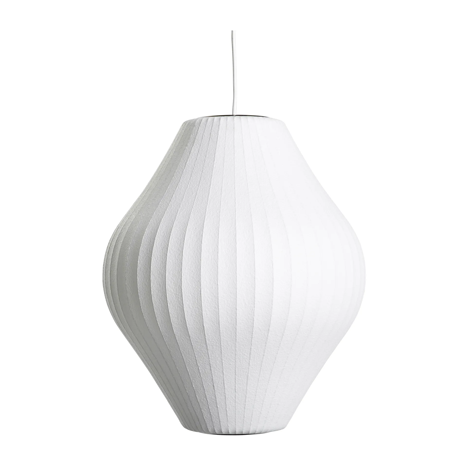 Nelson Bubble Pear hanglamp M, Off white HAY