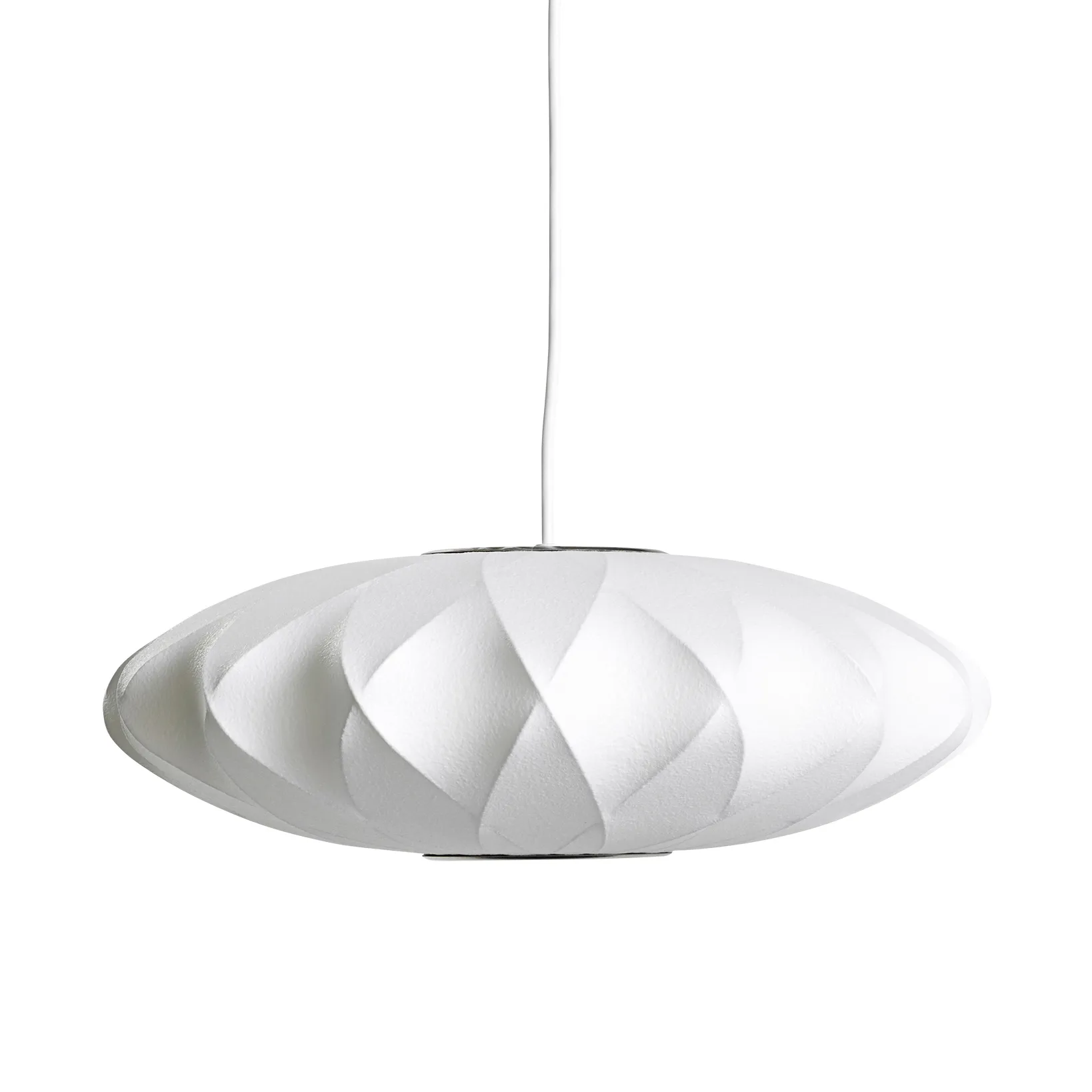 Nelson Bubble Saucer crisscross hanglamp S, Off white HAY