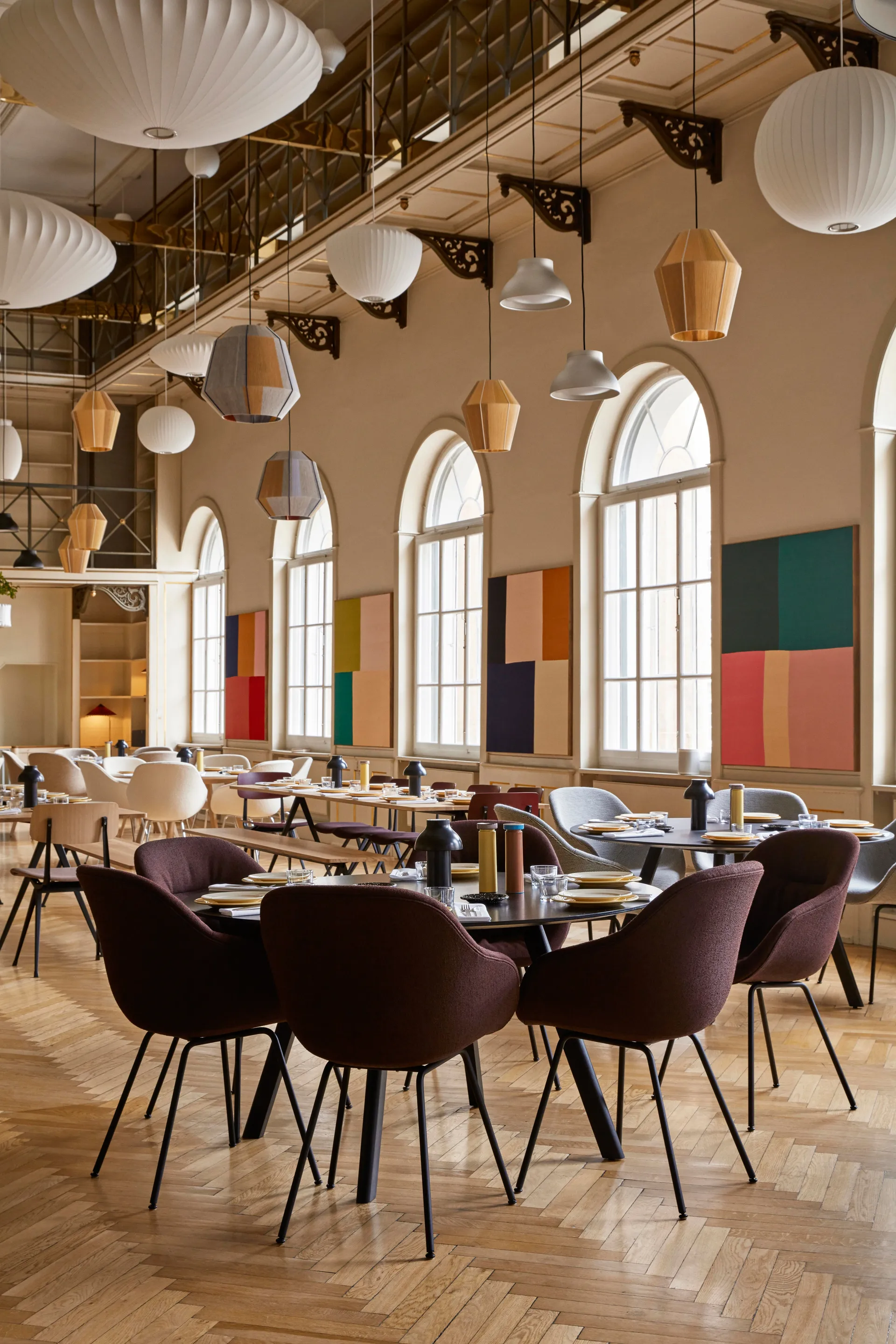 Nelson Bubble Saucer hanglamp L, Off white HAY