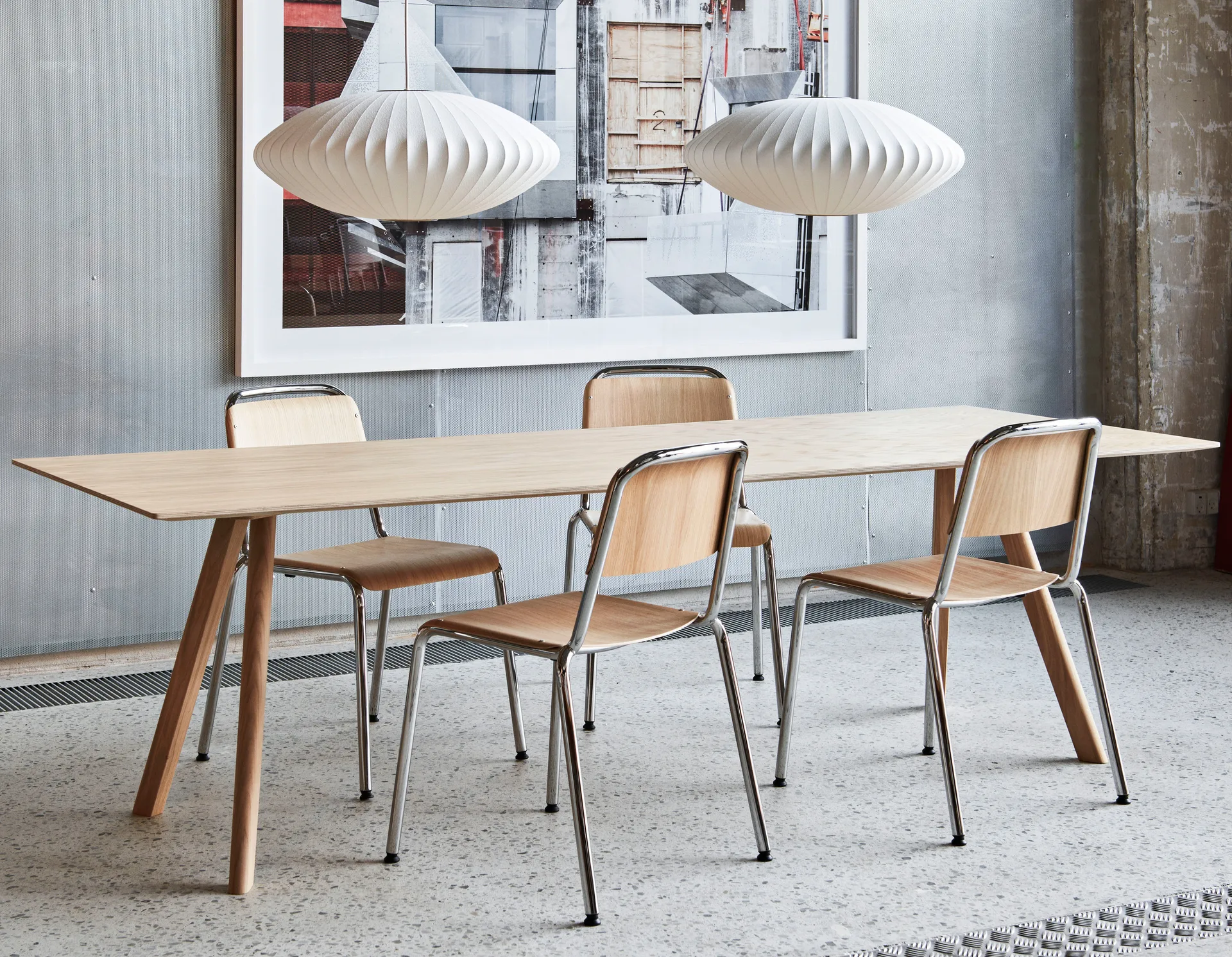 Nelson Bubble Saucer hanglamp M, Off white HAY