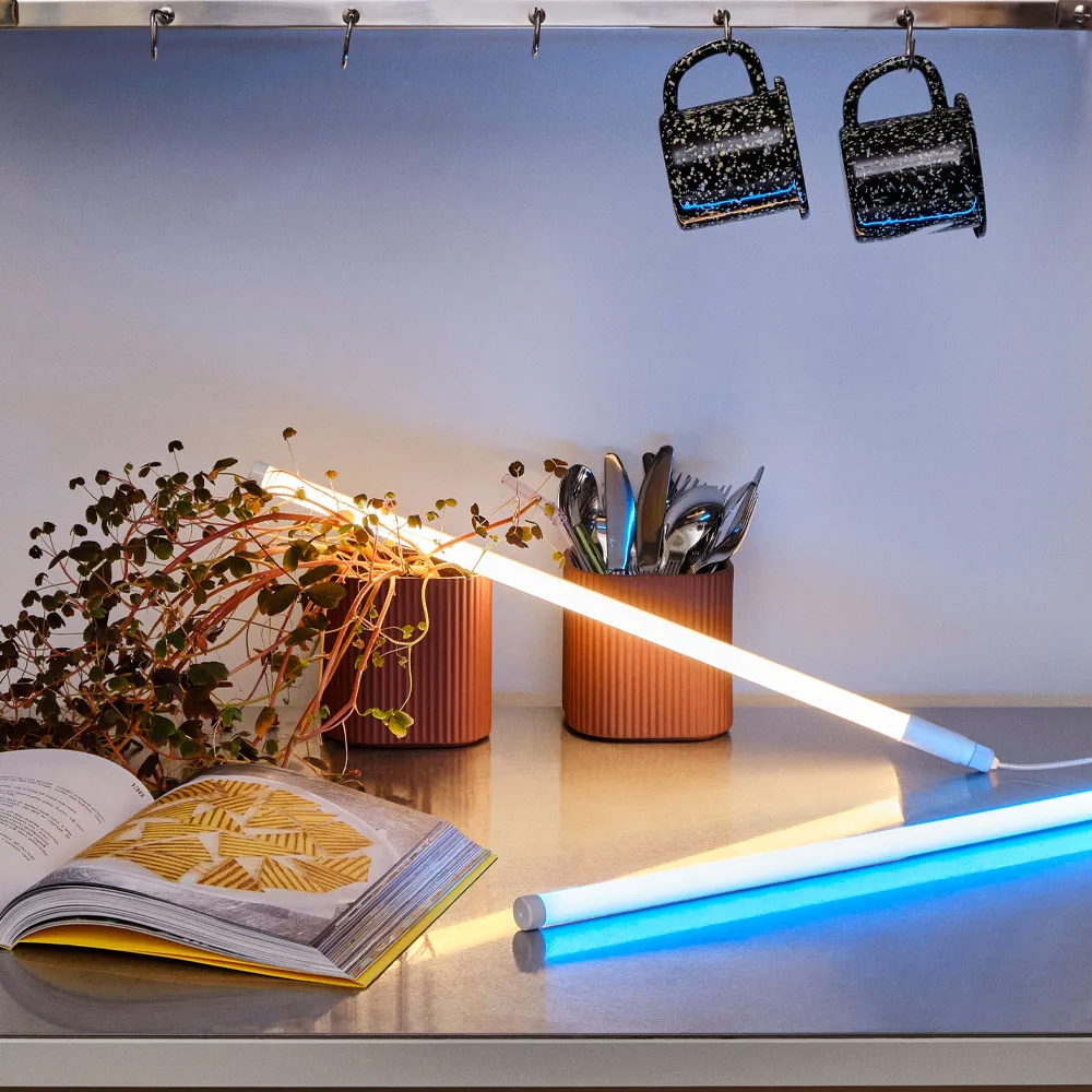 Neon Tube Slim TL-lamp 50 cm, blue, 50 cm HAY