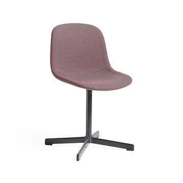Neu 10 Upholstery bureaustoel - Red – draaionderstel in soft black - HAY