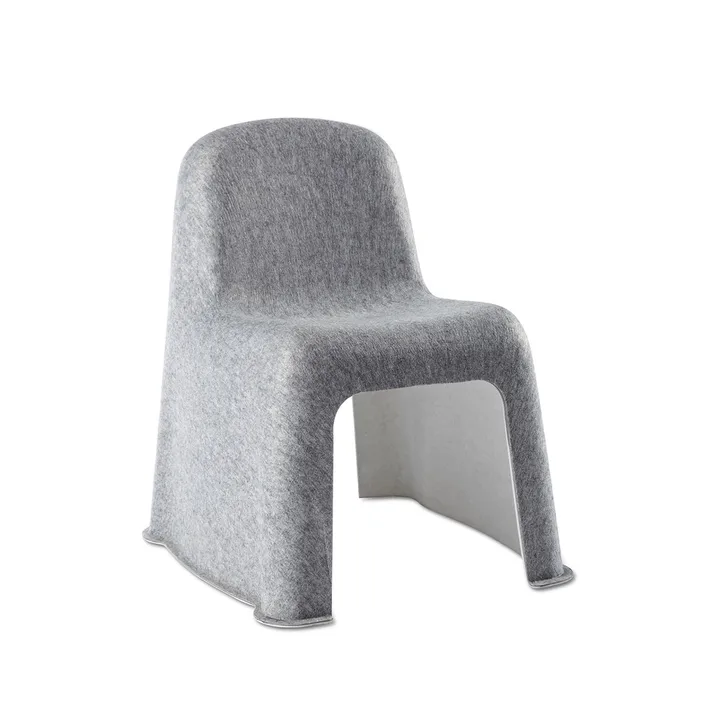Nobody stoel - Light grey – binnenkant offwhite - HAY