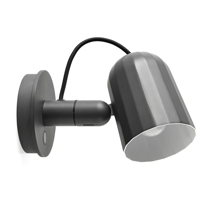 Noc wall button wandlamp - Donkergrijs - HAY