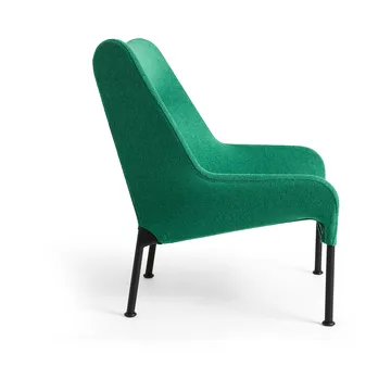 O2 Lounge Chair fauteuil - Soft green-zwartgelakt staal - HAY