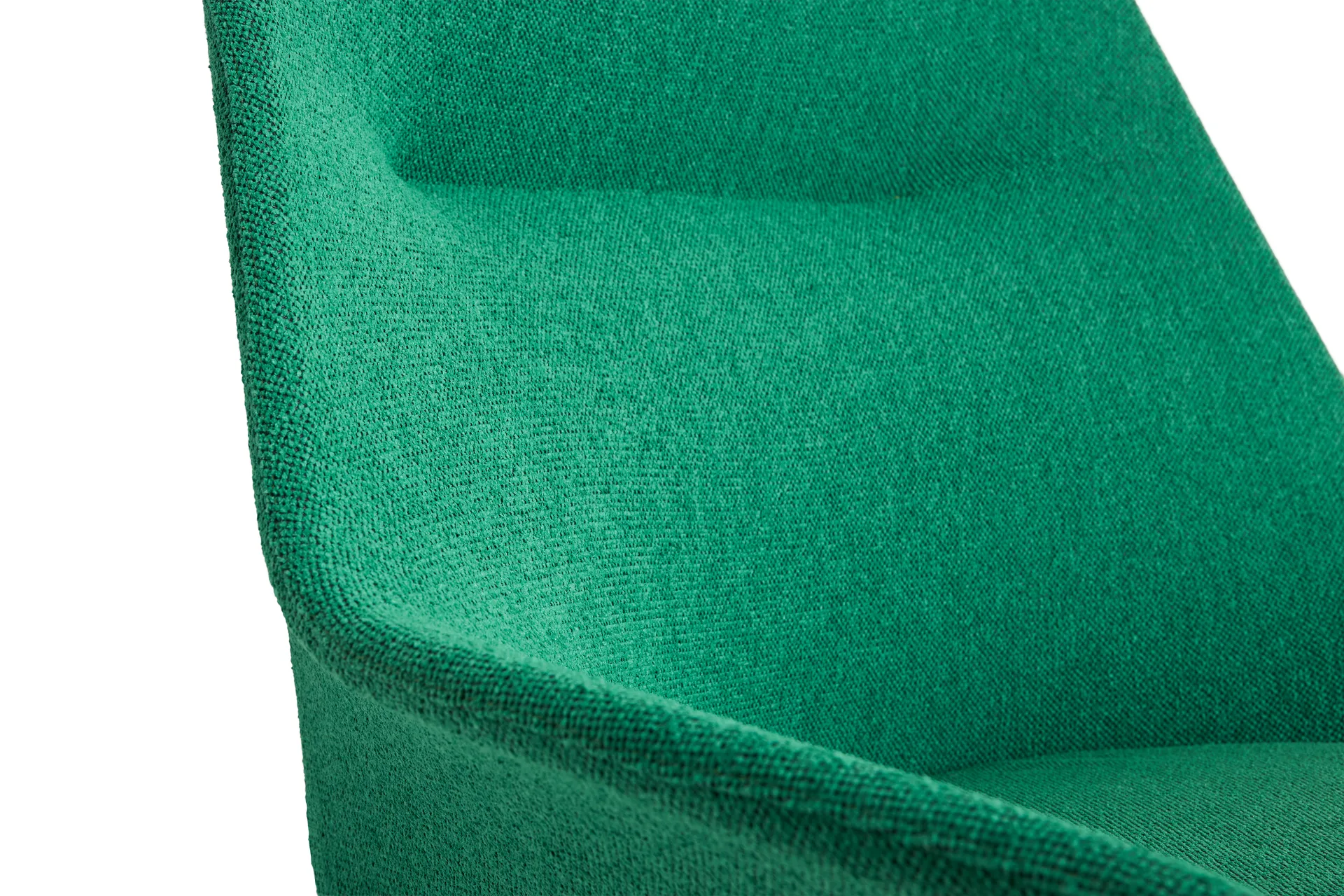O2 Lounge Chair fauteuil, Soft green-zwartgelakt staal HAY