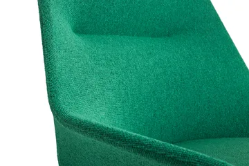 O2 Lounge Chair fauteuil - Soft green-zwartgelakt staal - HAY