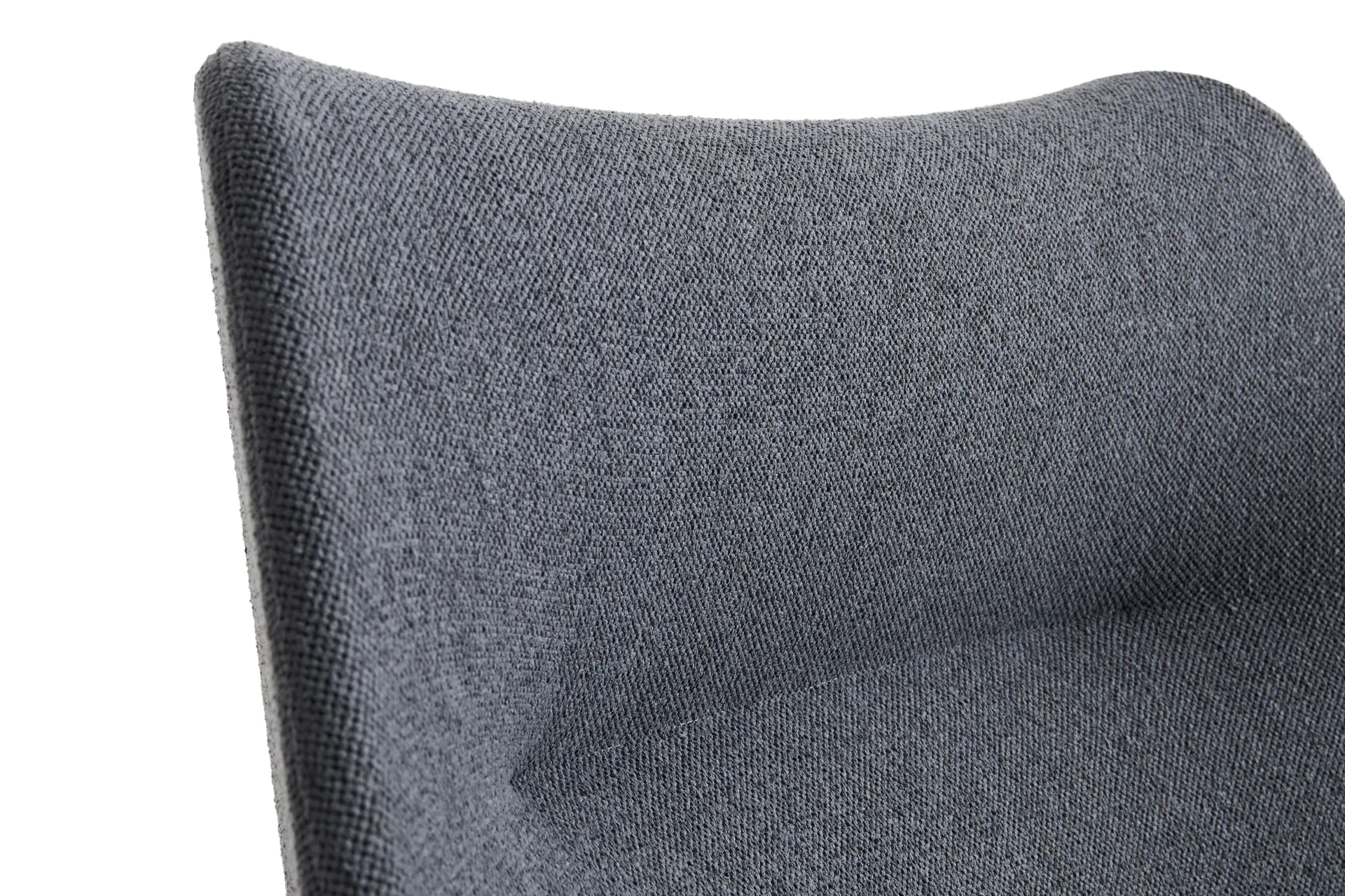 O2 Lounge Chair fauteuil, Soft grey-zwartgelakt staal HAY