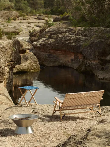 Outdoor Market barbecue - Roestvrij staal, Ø60 cm - HAY