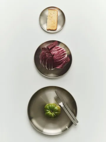 Outdoor Market bord - Roestvrij staal, Ø13,5 cm, 2-pack - HAY