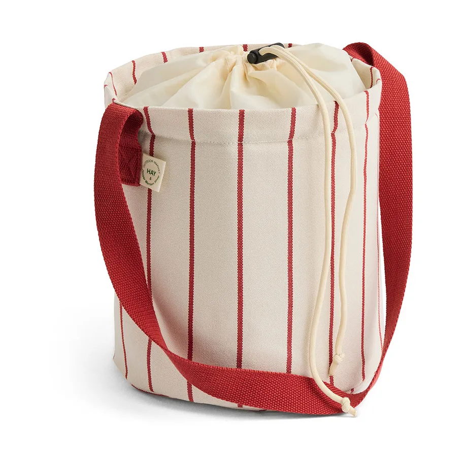 Outdoor Market flessentas, Beige-rood, medium HAY