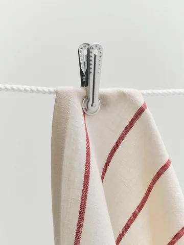 Outdoor Market keukendoek - Beige-rood, 2-pack - HAY