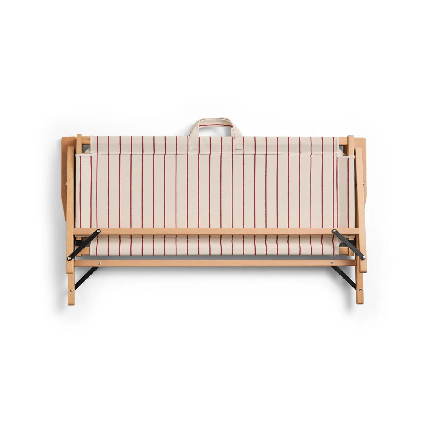 Outdoor Market klapbank, Beige-rood, 2-zits HAY