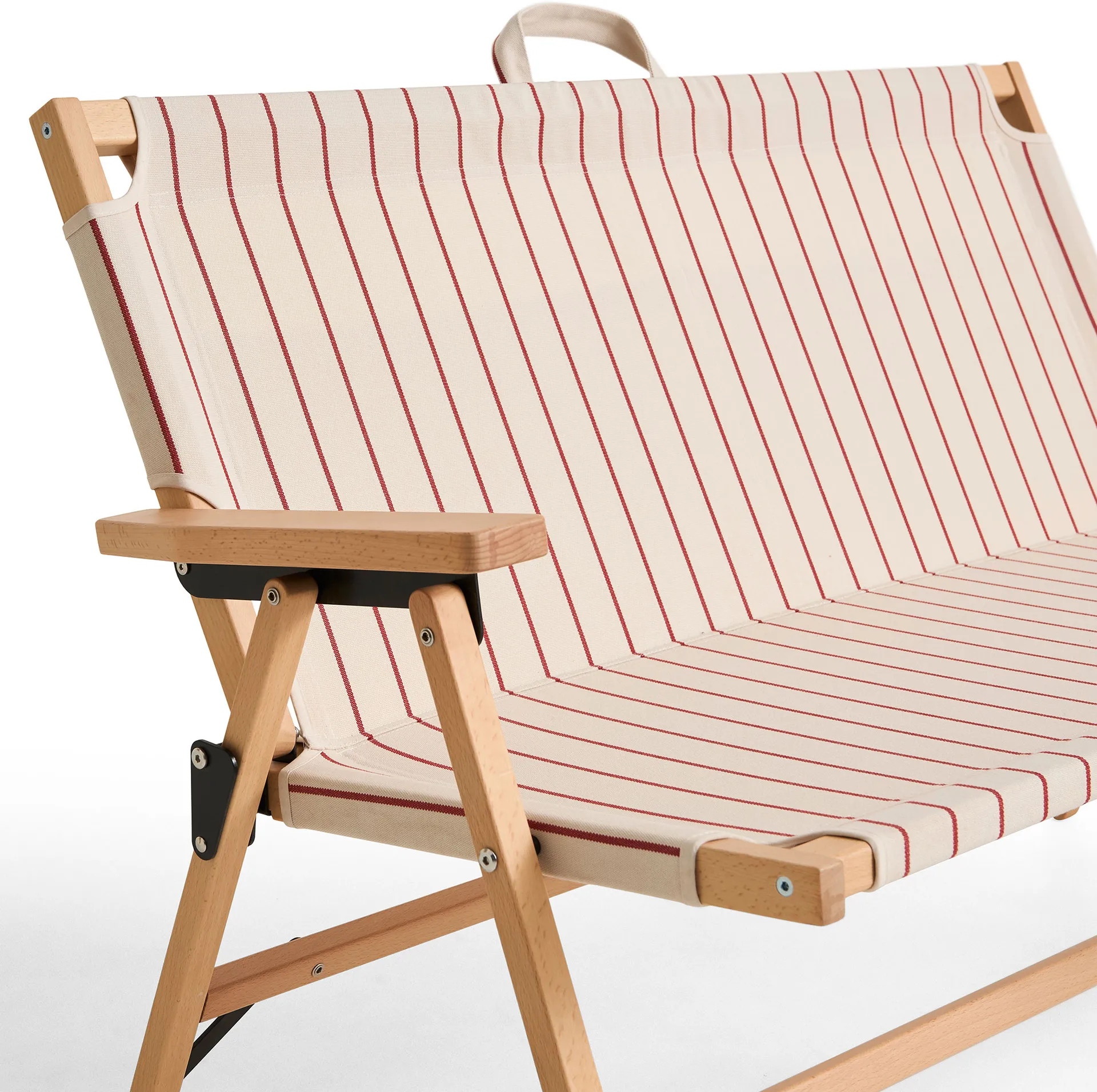 Outdoor Market klapbank, Beige-rood, 2-zits HAY