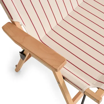 Outdoor Market klapbank - Beige-rood, 2-zits - HAY