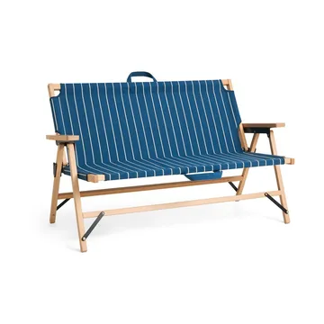 Outdoor Market klapbank - Blauw-beige, 2-zits - HAY