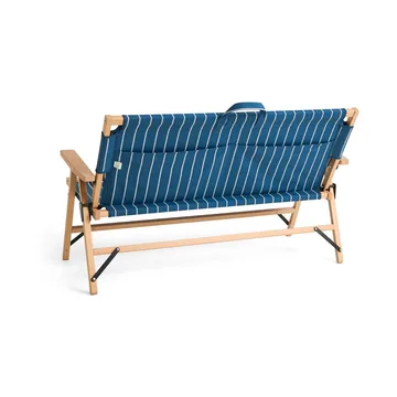 Outdoor Market klapbank - Blauw-beige, 2-zits - HAY