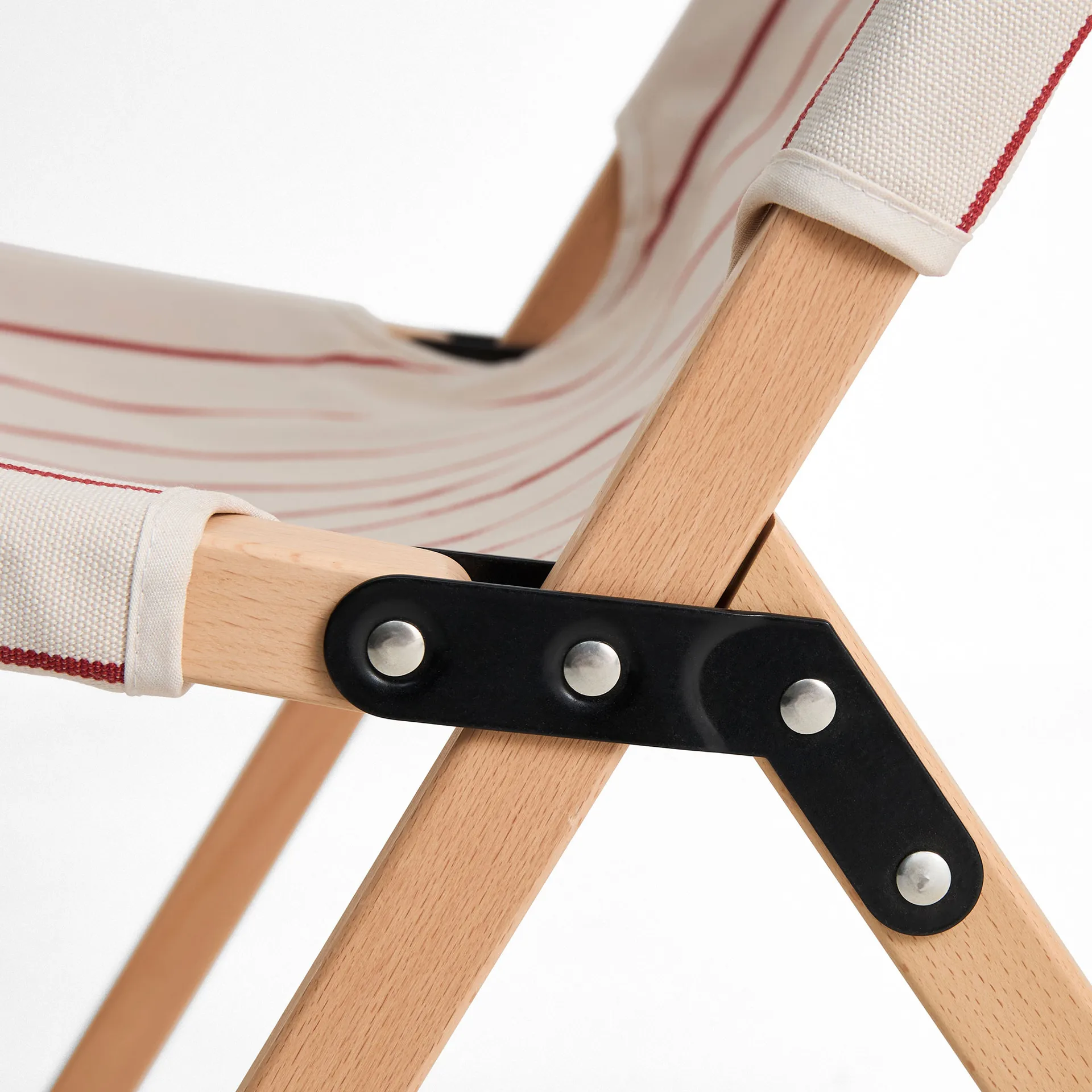 Outdoor Market klapstoel, Beige-rood HAY