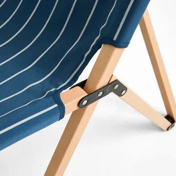 Outdoor Market klapstoel - Blauw-beige - HAY