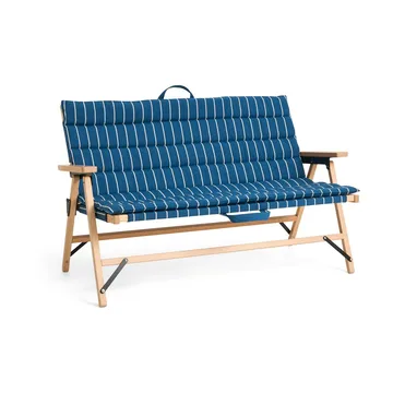 Outdoor Market kussen voor bank - Blauw-beige, 2-zits - HAY