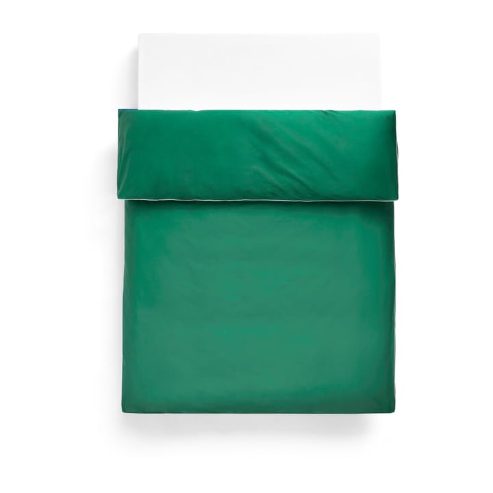 Outline dekbedovertrek 150x210 cm - Emerald green - HAY