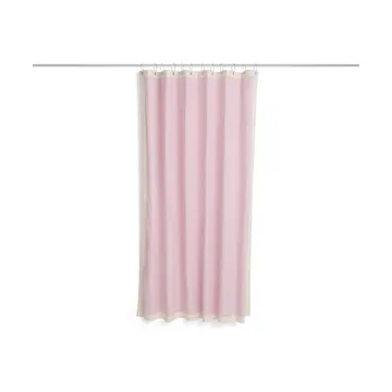 Outline douchegordijn - Roze en crème - HAY