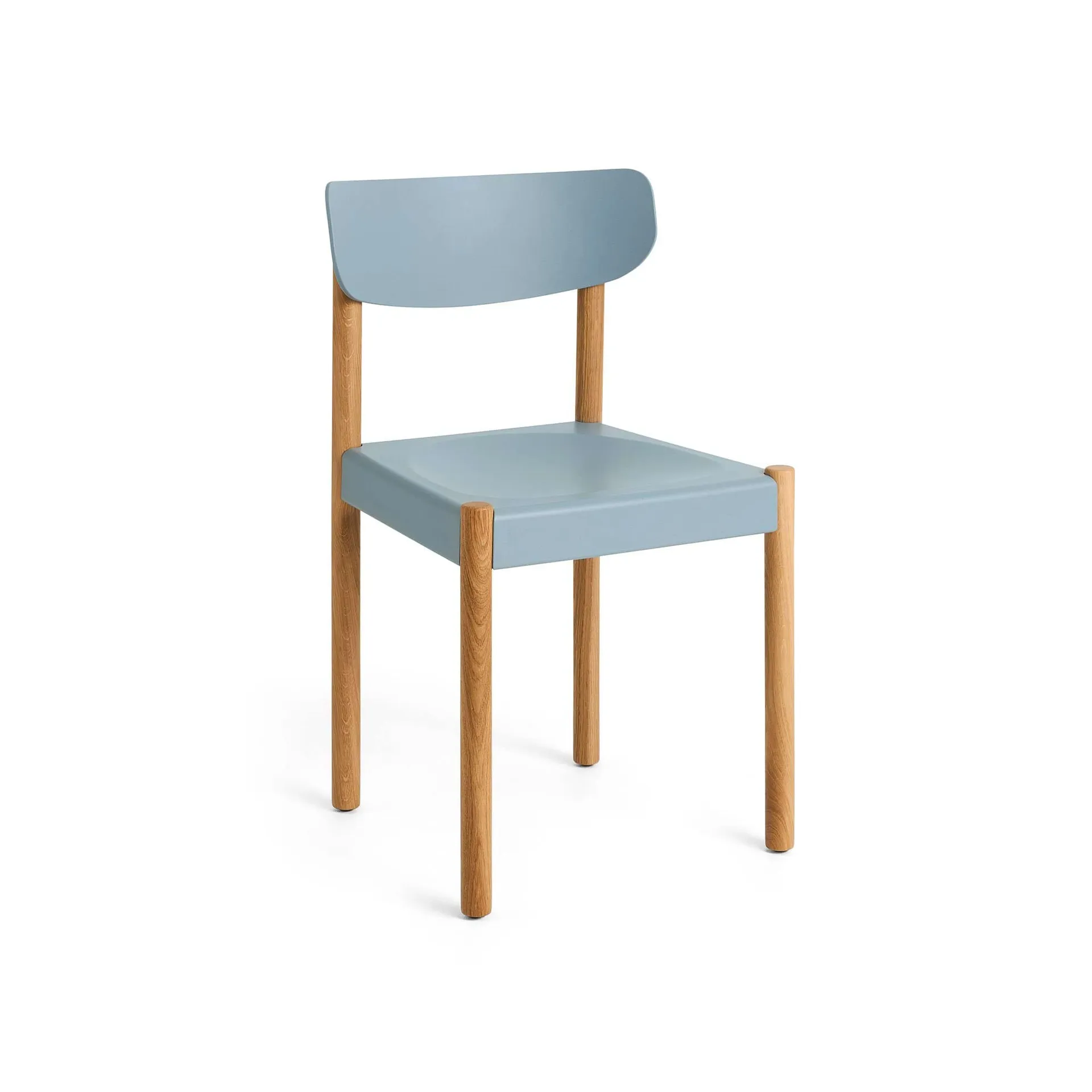 Pack Chair 10 stoel, Geolied eik-ash blue HAY
