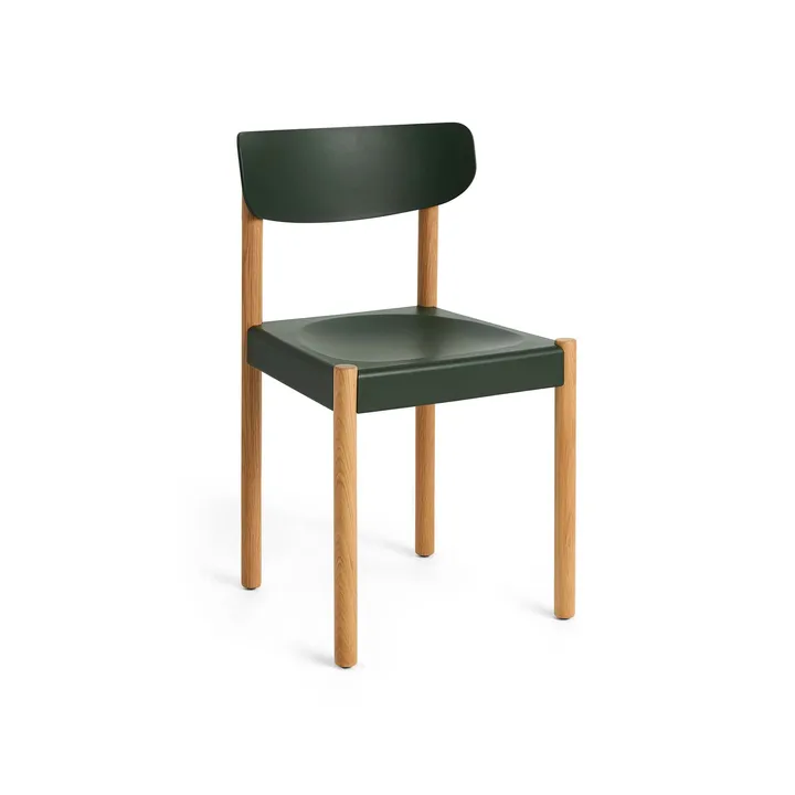 Pack Chair 10 stoel - Geolied eik-palm green - HAY