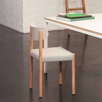 Pack Chair 11 stoel - Geolied eik-chalk grey-Remix 126 - HAY