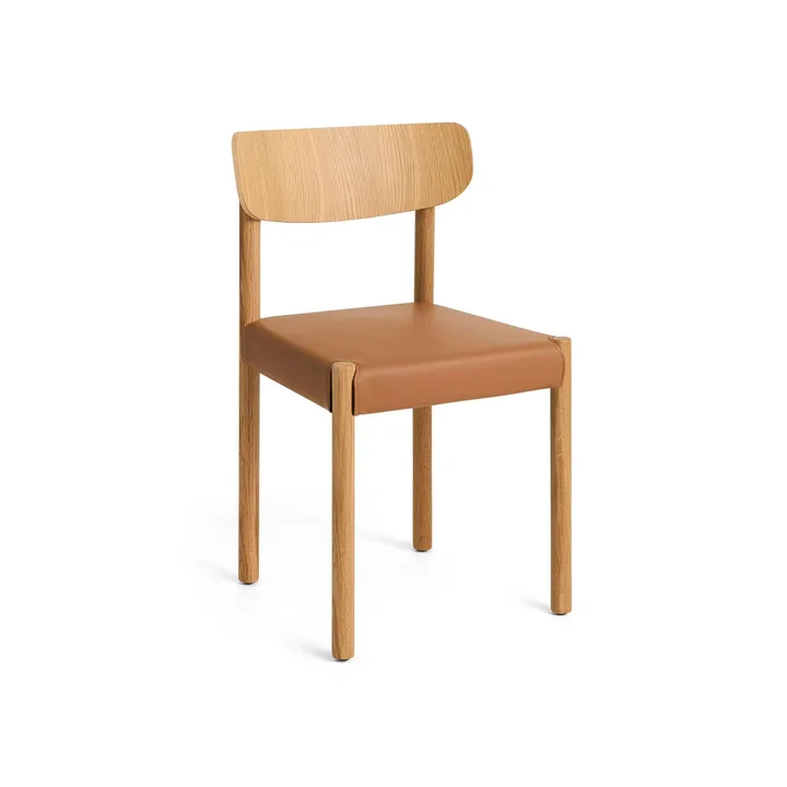 Pack Chair 11 stoel - Geolied eik-Grano cognac - HAY