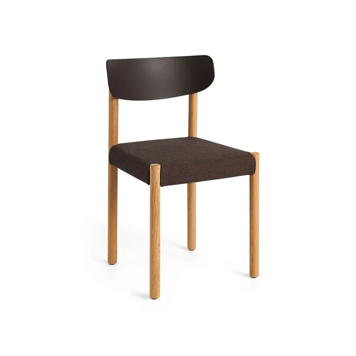 Pack Chair 11 stoel - Geolied eik-graphite brown-Remix 356 - HAY