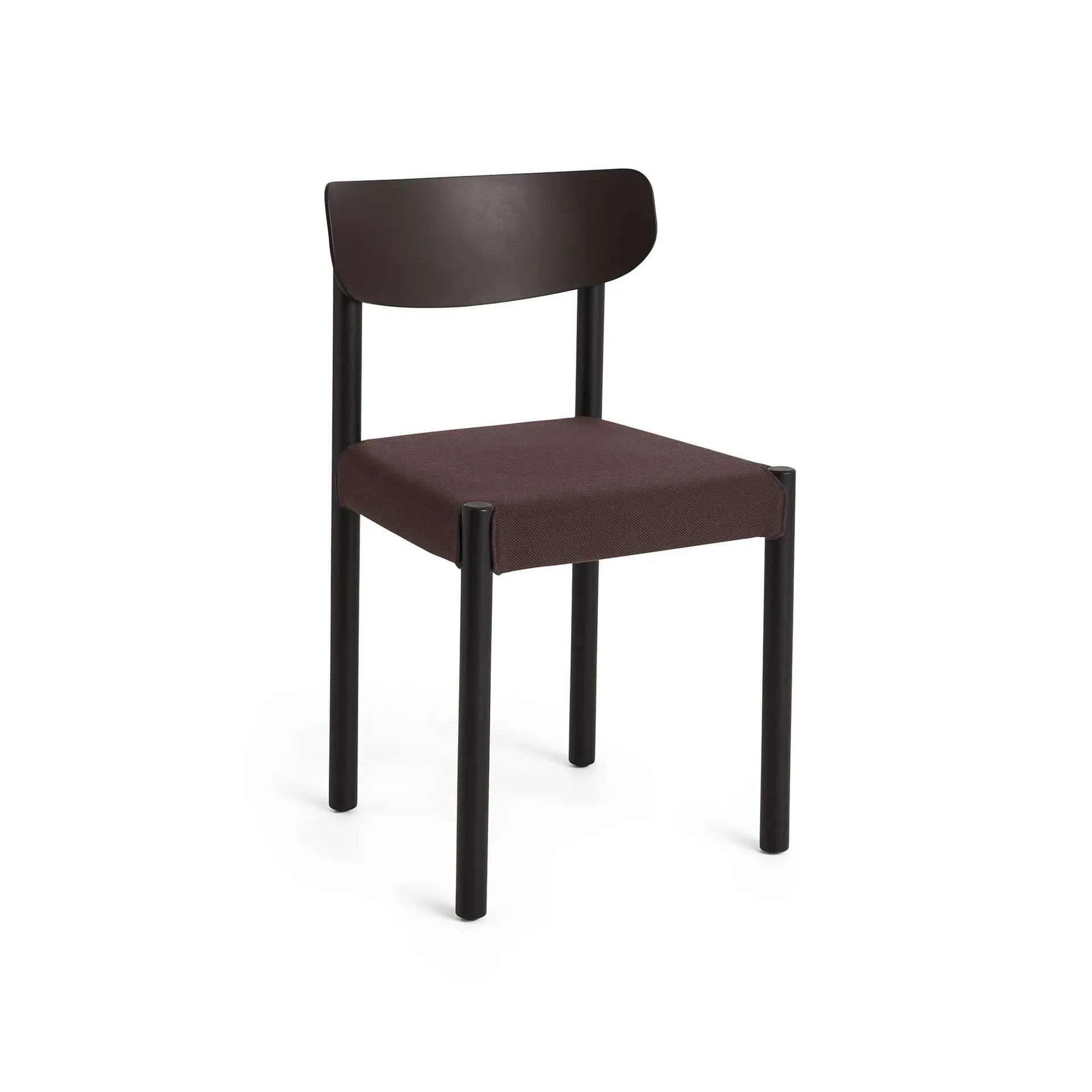 Pack Chair 11 stoel, Geolied eik-graphite brown-Steelcut 695 HAY
