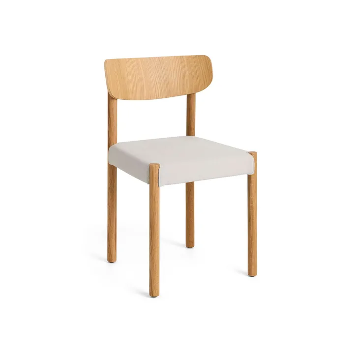 Pack Chair 11 stoel - Geolied eik-Steelcut 220 - HAY
