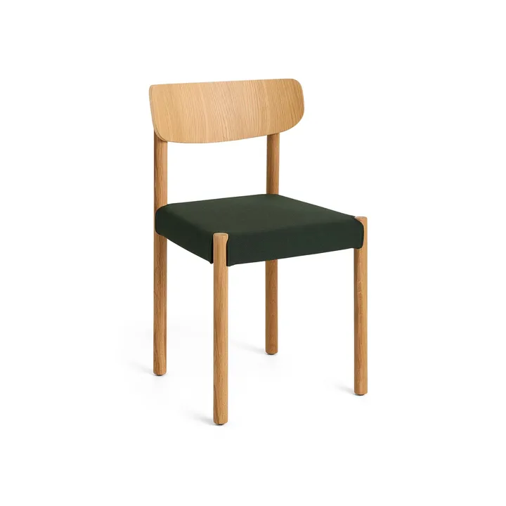 Pack Chair 11 stoel - Geoliede eik-Steelcut 975 - HAY