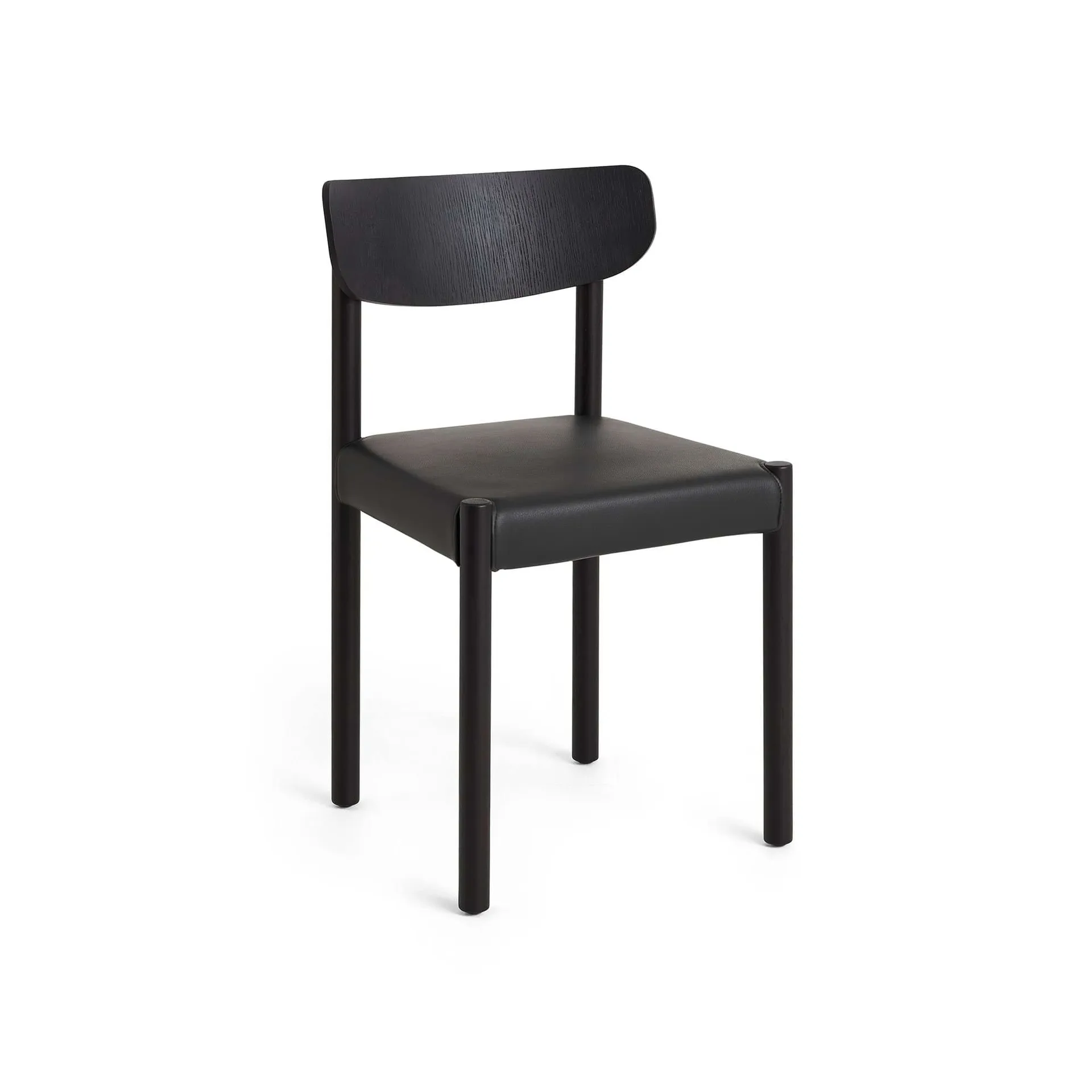 Pack Chair 11 stoel, Iron black eik-Grano black HAY