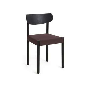 Pack Chair 11 stoel - Iron black eik-Steelcut 695 - HAY