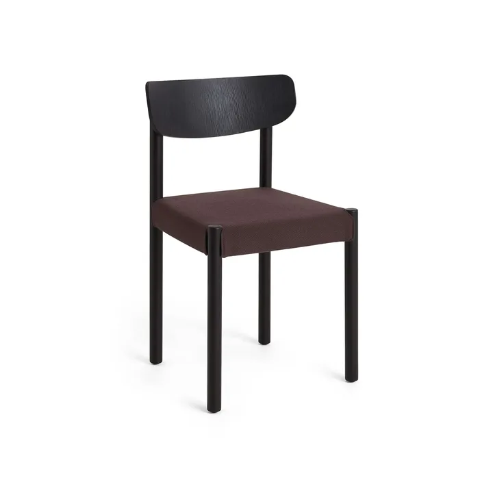 Pack Chair 11 stoel - Iron black eik-Steelcut 695 - HAY