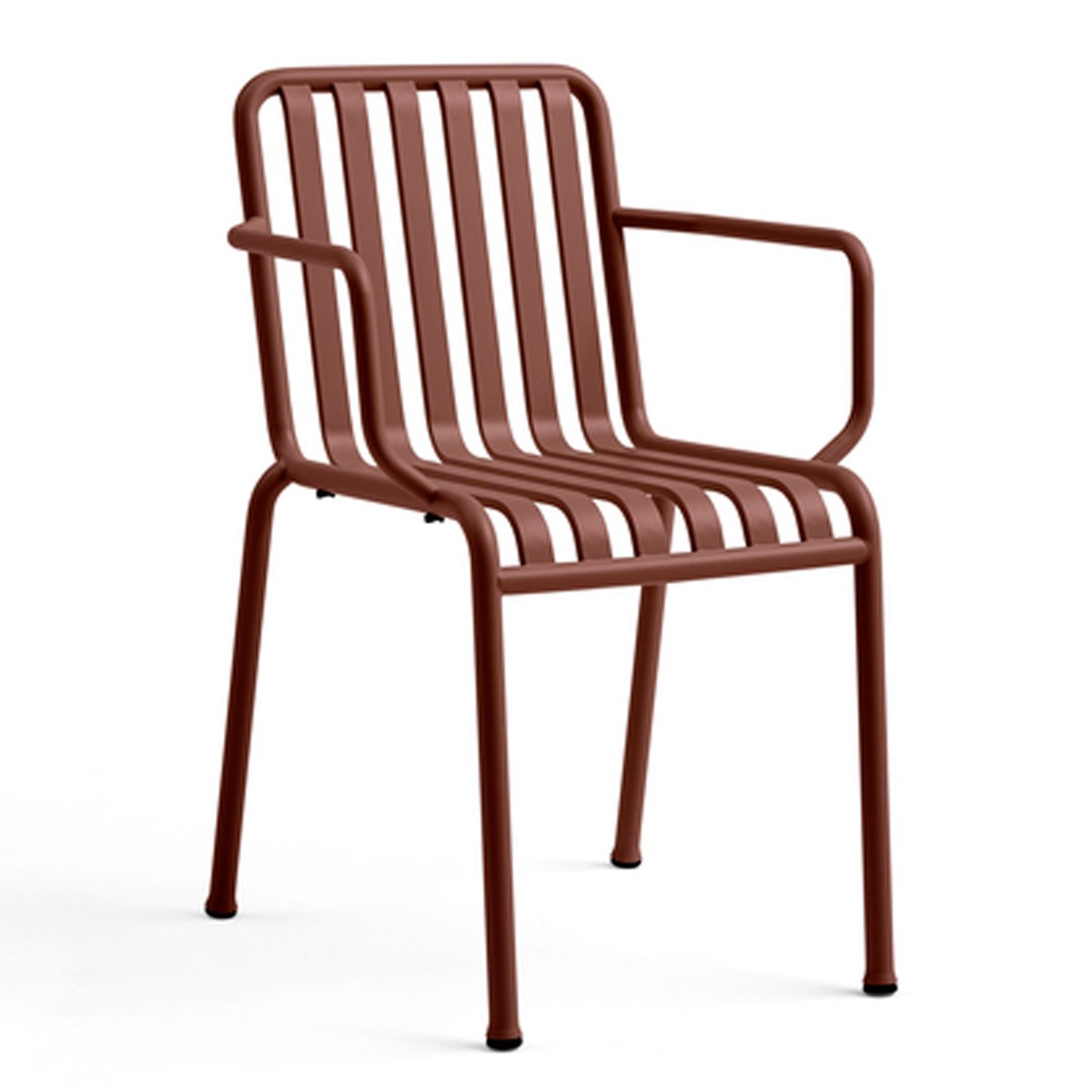 HAY Palissade armstoel Iron red | Scandinavisch Interieur | Tuinstoelen | Rood