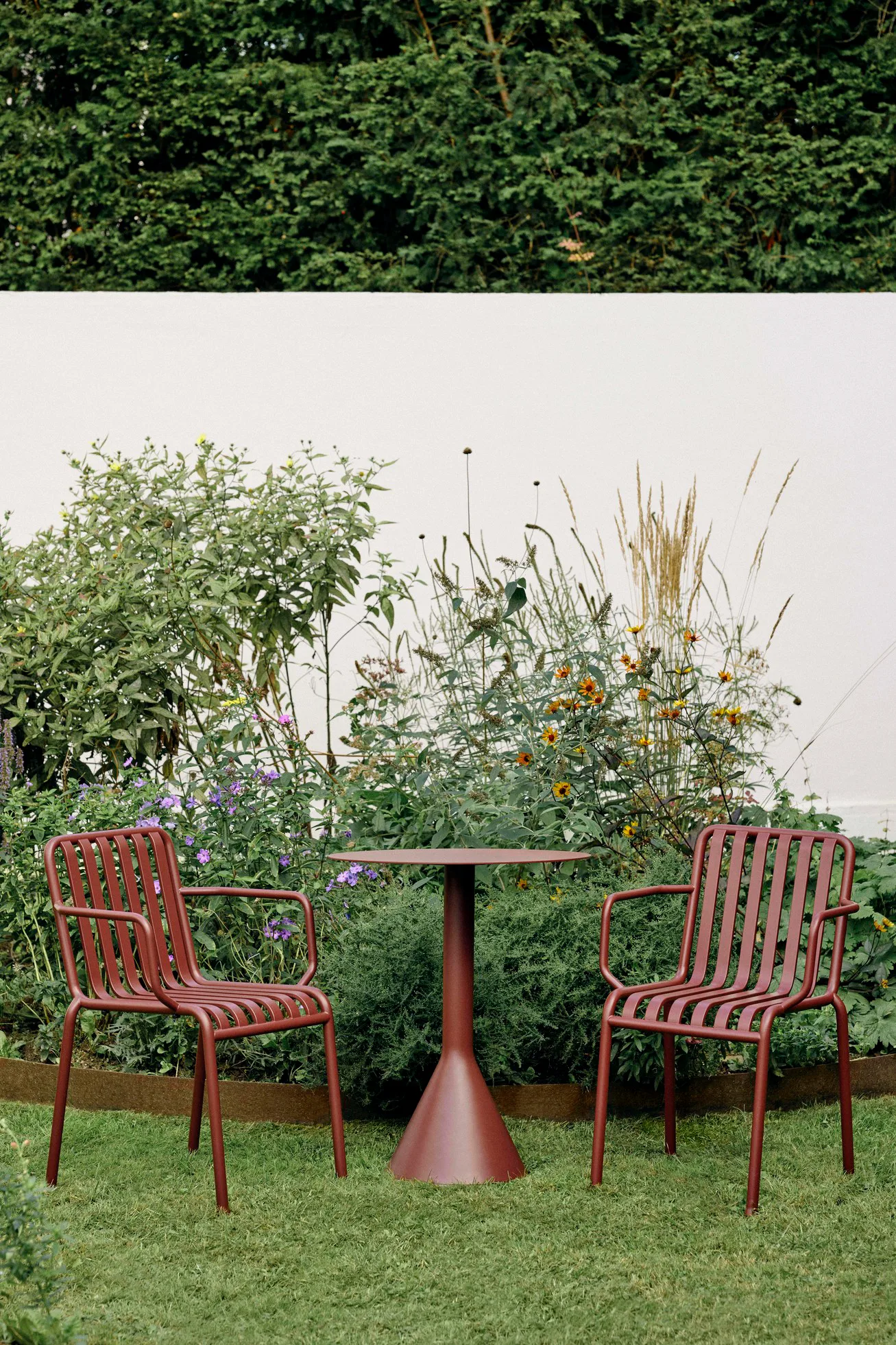 Palissade armstoel, Iron red HAY