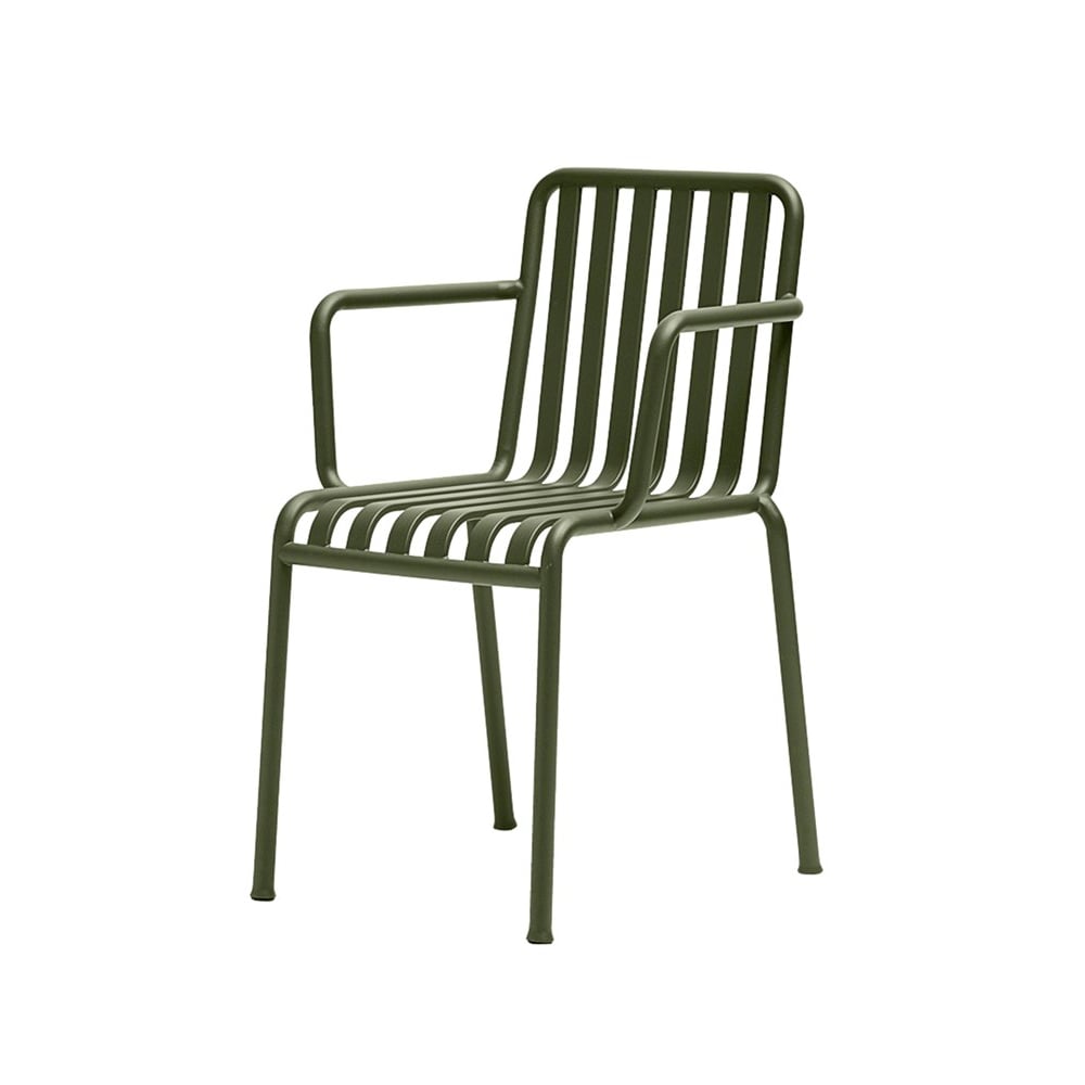 HAY Palissade armstoel Olive | Scandinavisch Interieur | Tuinstoelen | Groen